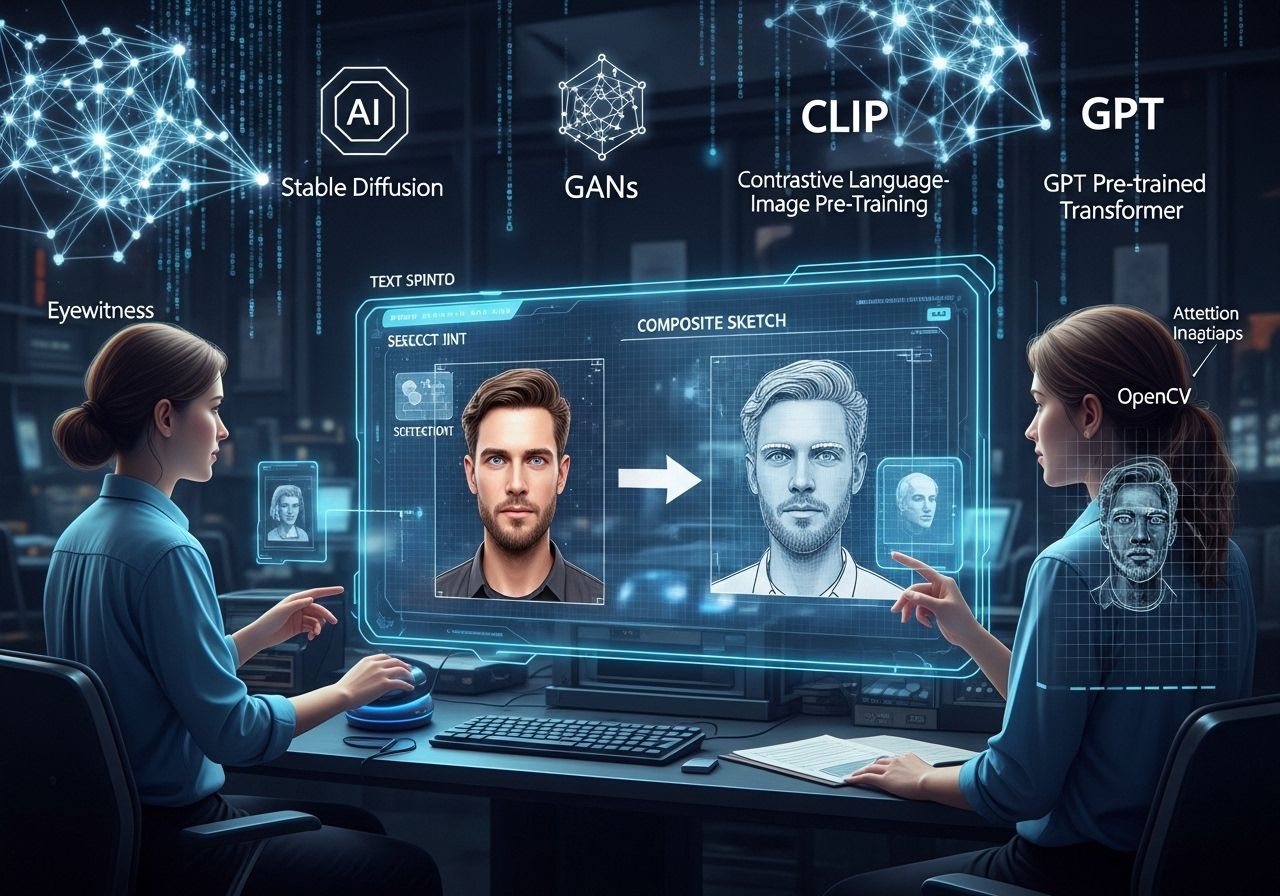 Composite Sketch Generation research illustration